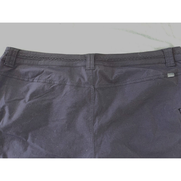 Eddie Bauer Lightweight Stretch Nylon Cargo Hiking Shorts. Black, Women's 14 EUC - Picture 5 of 5